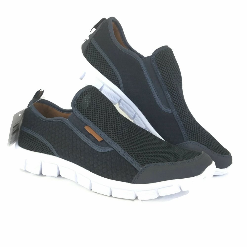 New Mens Loafer Sneakers Navy Mesh Shoes 11 US B6